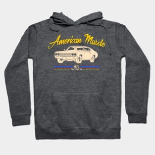 American Muscle Car 1970 Full Throttle Hoodie